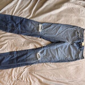 Universal Thread Blue Skinny Jeans Distressed Style